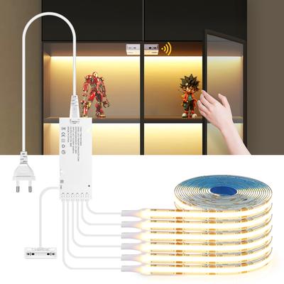 Double Door Sensor Control COB LED Strip Lights Smart Showcase Wardrobe Wine Cabinet Integrated Lighting Proximity Sensor Switch