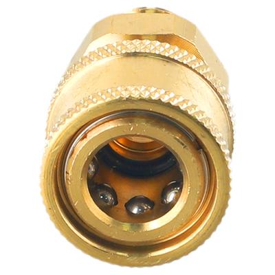 Schnellanschluss Hochdruckreiniger M22 auf 1/4 Zoll Außengewinde Robustes Equipment Messing-Kupplung 5000 PSI Hochwertiger Adapter Heim