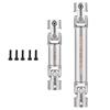 YEAHRUN Steel CVD Drive Shafts Chassis Center Driveshaft for 1/18 RC Crawler Car TRX4M K10 F150 High Trail Upgrade Parts