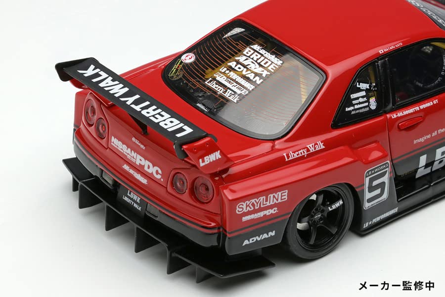 Make up EIDOLON Super Silhouette Skyline Tokyo Auto Salon 2022 Completed Product LB010C 1/43 LB-ER34