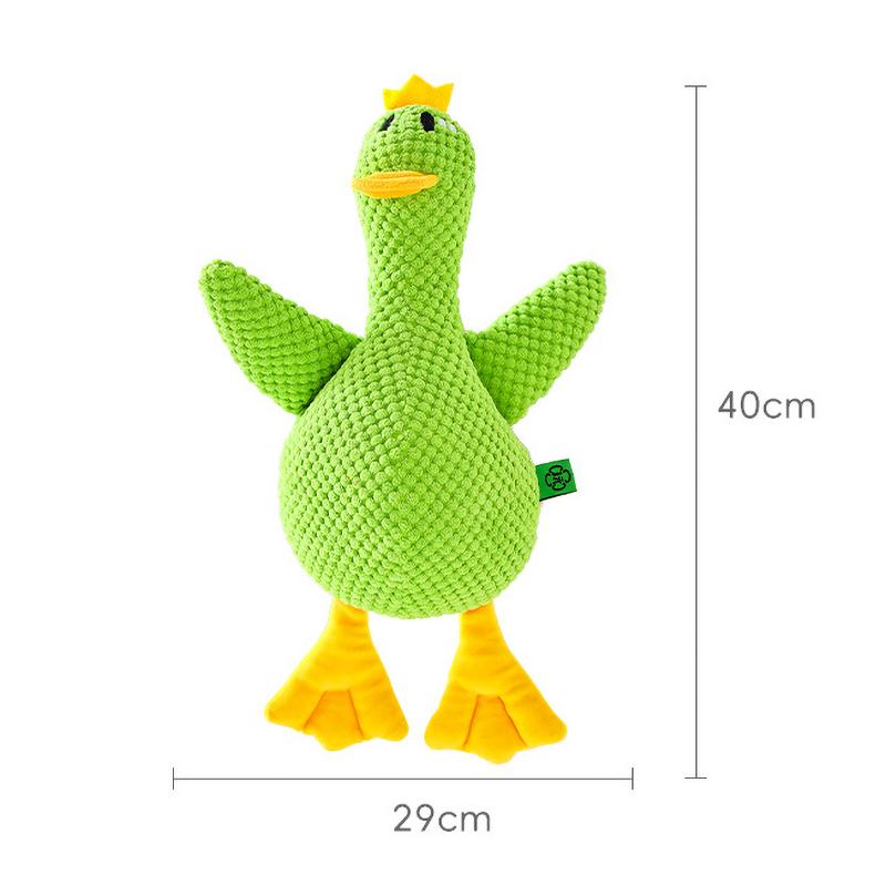 Creative Cartoon Duck Plush Cat Toy Calming Squeaky Interactive Training Resting Pet Pillow for Puppy Dogs Accessories Home