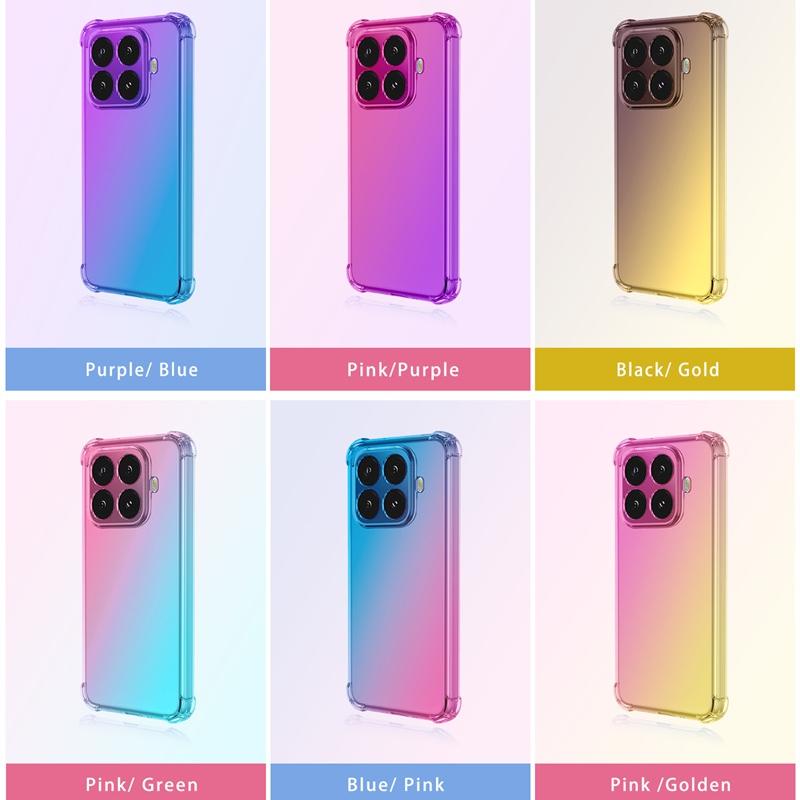 Gradient Airbag TPU Case for Xiaomi 15T Pro Mi 15T 5G Protective Shockproof Cover Fundas Coque Capa