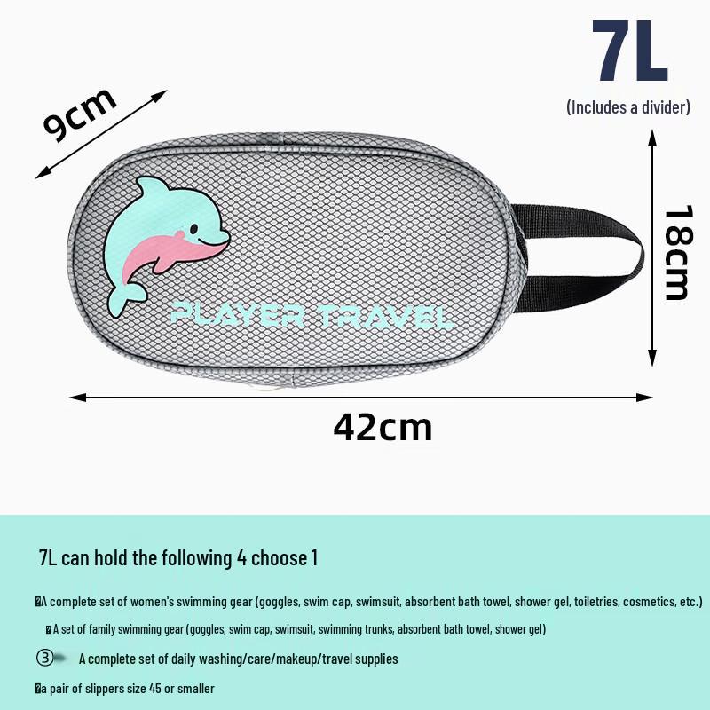 

Portable Waterproof Swimming & Toiletries Bag