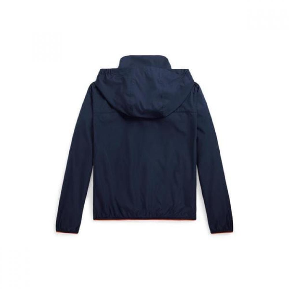 Polo Kids Boys 8 18 Packable Water Repellent Hooded Jacket  Cwpootwy6020290410 