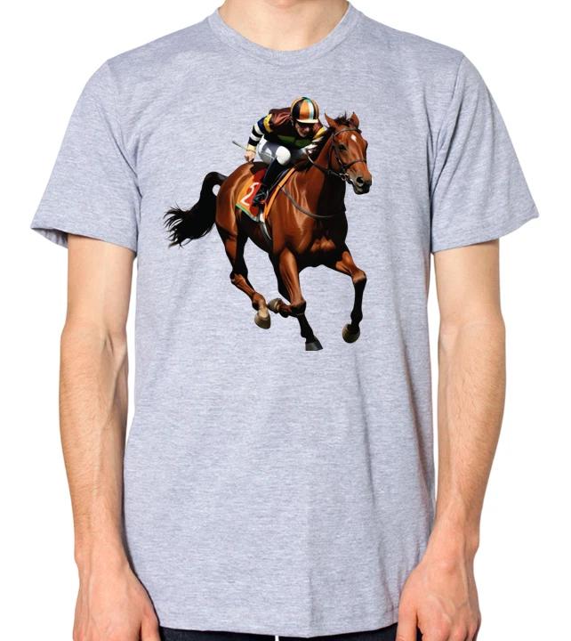 Horse Racing T-Shirt Men Women Unisex Top XXXXL