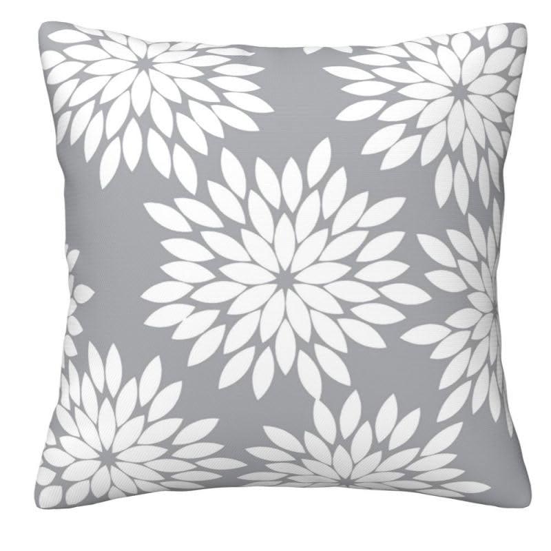 Home Decor Geometric & Floral Patterned Pillow Covers Pattern Cushion Cover Suitable For Sofa Bedroom Car Pillow Cover