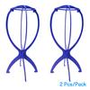 2 pcs stand 36cm Desk Stand Portable Wig Stand Wig Stands Portable Wig Hanger Salon Barber Hanging Hats Holder Display Stand