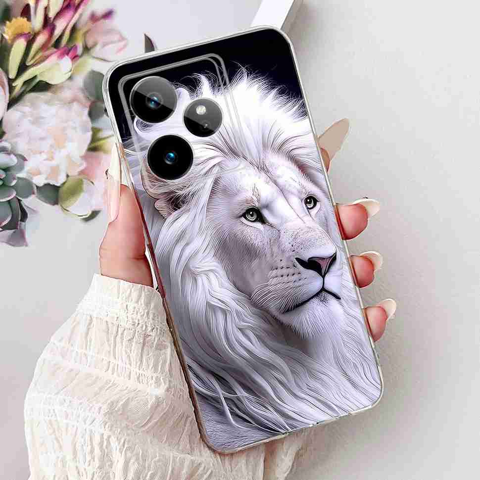 For Realme GT 7 5G 2025 RMX5061 Case Cute Girl New Flowers Soft Silicone TPU Cover For Realme GT7 GT 7T 5G Global Phone Cases