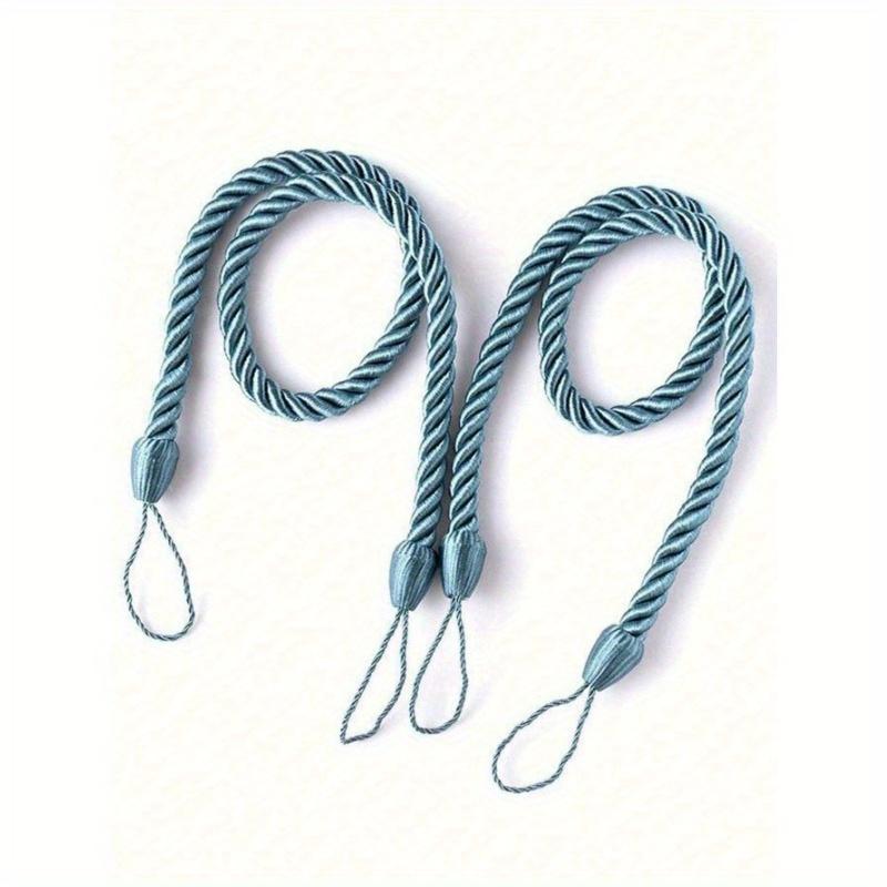 Polyester Woven Rope Window Curtain Tie Backs, Multi-Color & Size Options, Suitable For Curtain Fixing And Decoration Gifts Birthday Graduation