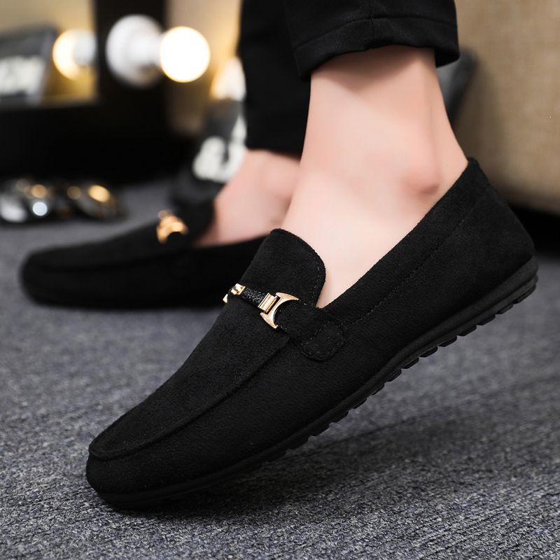 Men s Spring Casual Slip-on Canvas Shoes - Trendy Korean Style 44