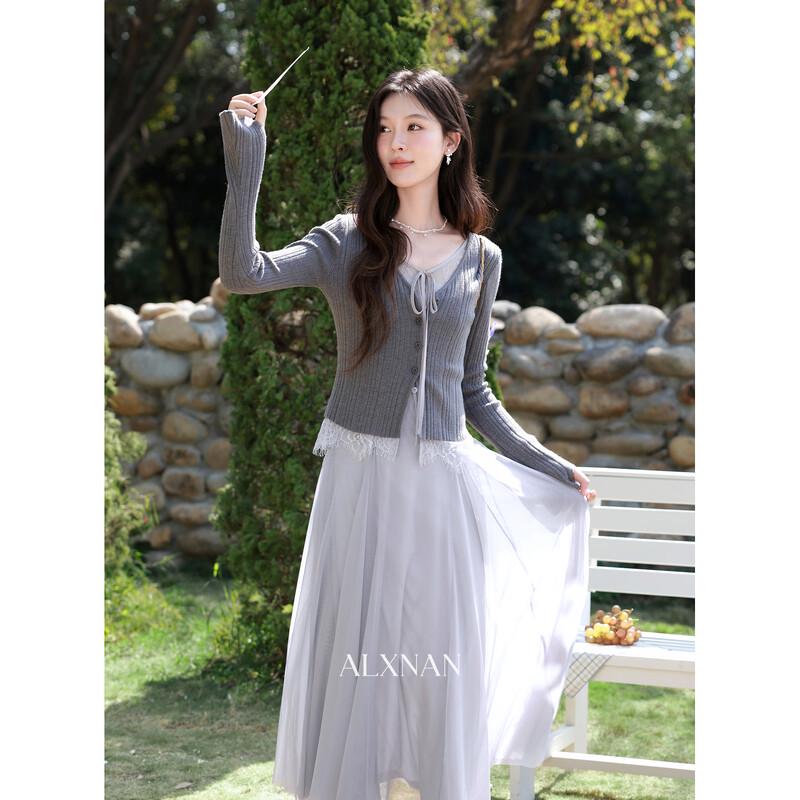 

Women s Slim-Fit Long-Sleeve Knitted Cardigan S