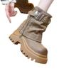 Fashion Ankle Boots Women Platform Chunky Shoes Designer 2025 Trend New Fashion Winter Brand Chelsea Boots Dress Walking Woman Botas