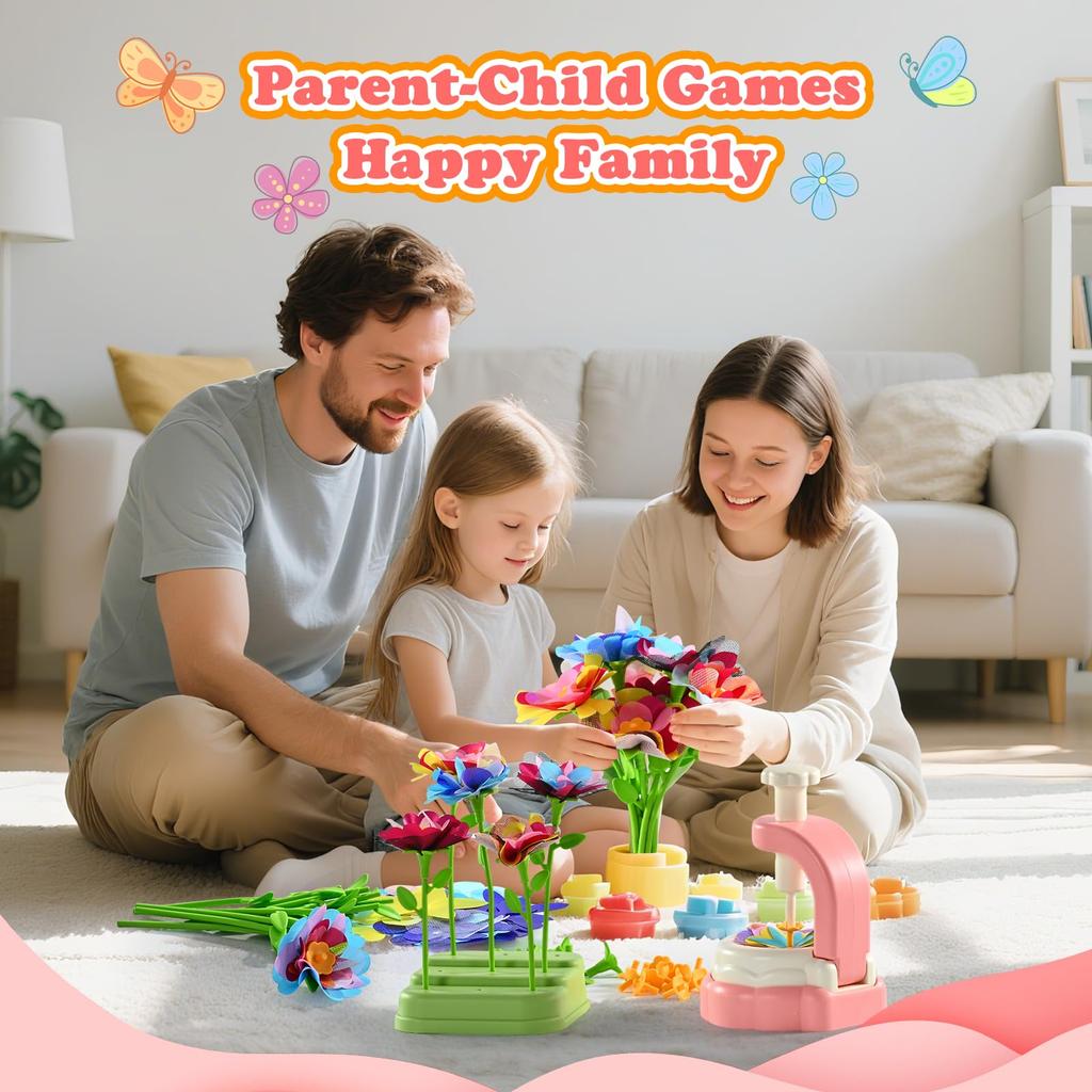 handmade flower craft kit for girls ages and A popular birthday gift for elementary school perfect as a Christmas or birthday present for and EooCoo's