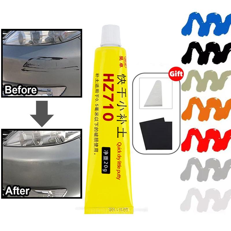Car Refinishing Coating Painting Scratch Repair Putty Scratch Filler Fast Paint Quick Dry Coating Smooth CarePen Car Accessories