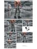 Men's Casual Slim Fit Summer Pants, Solid Color, Drawstring, Cuffed, Fashionable.