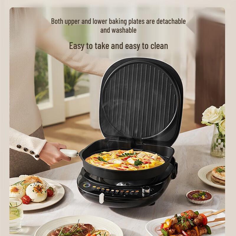 SUPOR Detachable Double-Sided Electric Griddle with Deep Pan CN plug (adapter included)