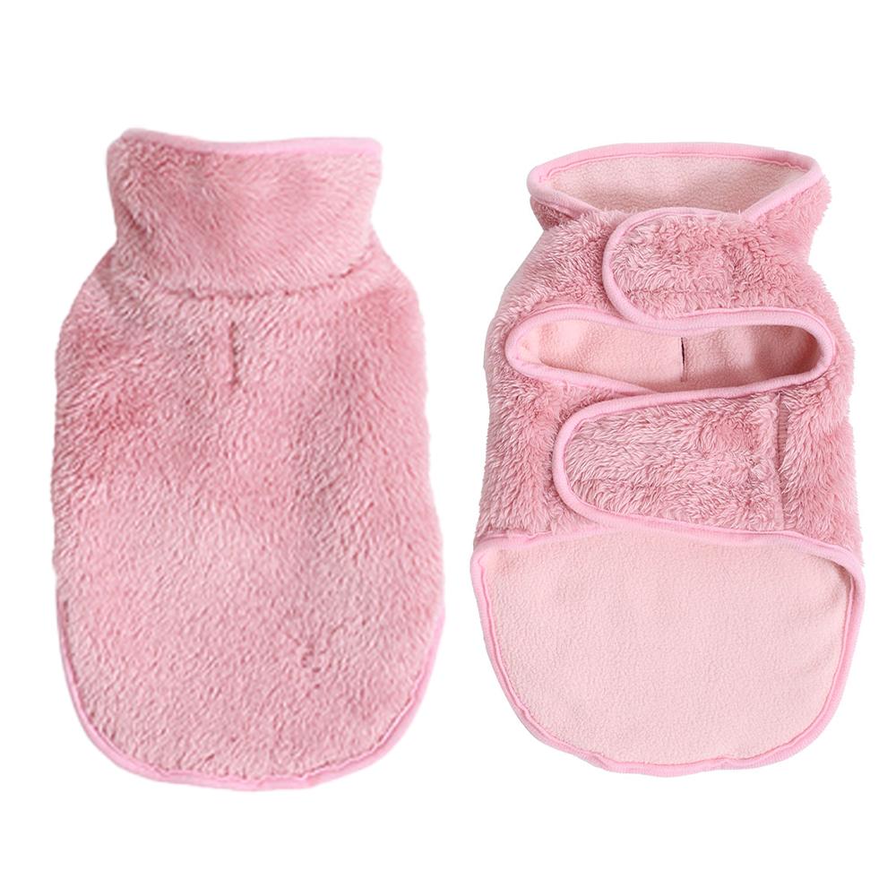 Cute Puppy Fleece Clothes Warm Pet Vest Jacket Soft Plush Coat Winter Outfit for Small Medium Dogs Cats Yorkie French Bulldog