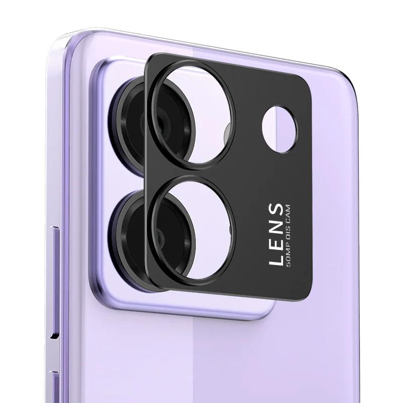 For Xiaomi Poco M7 Pro 5G Rear Camera Lens Cover Case for POCO M7Pro PocoM7 Back Aluminum Alloy Metal Camera Protector Ring Film