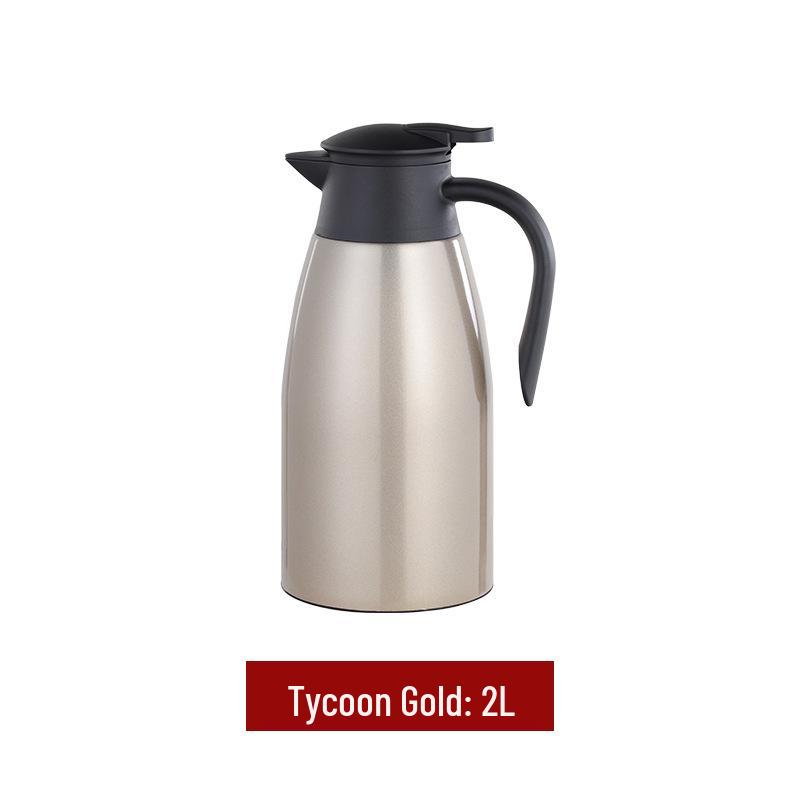 

6 Stainless Steel Thermos Flasks: Large Capacity Kettles for Home, Dorm, or Office
