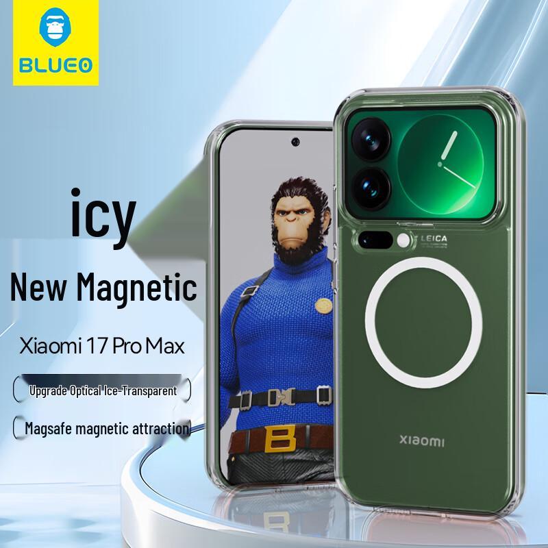 

Mr. Blue Gorilla Transparent Magnetic Phone Case