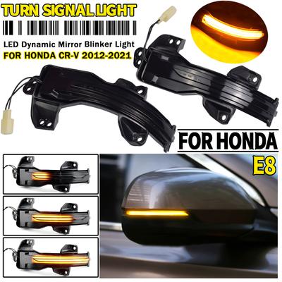 2PCS For Honda CRV 2013-2025 Accord Fit GK5 XRV Dynamic LED Side Door Wing Turn Signal Light Mirror Indicator Lamp Blinker