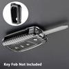 Carbon Fiber Style Car Key Fob Case Cover Shell with Keychain For Toyota RAV4 Camry C-HR Corolla Hatchback