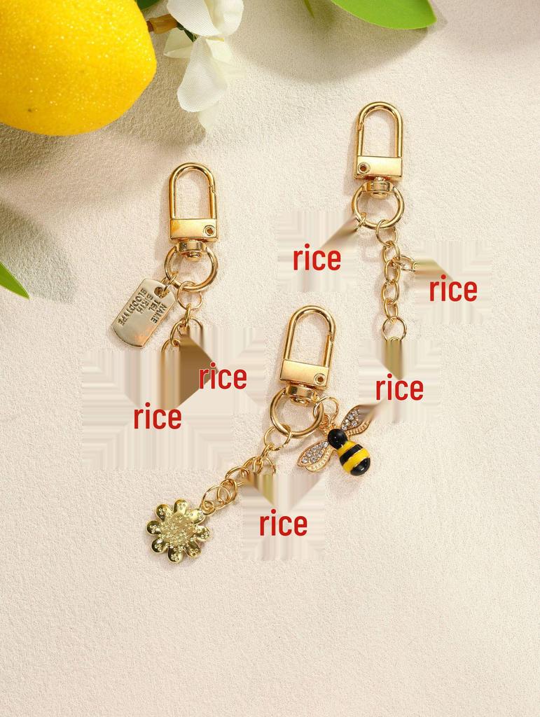 Colorful Daisy Keychain Pendant - Cute Student Bag Charm