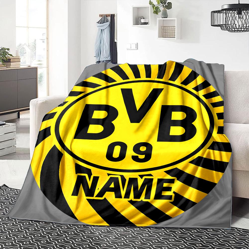 Custom Name Ipswich Town FC Crest Blanket for Couch & Bed, Plush Cozy Fuzzy Blanket Super Soft & Warm Blankets for Fall and Winter. 0908263