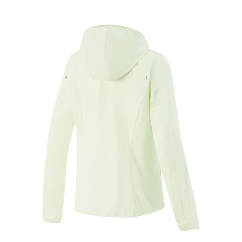 Li Ning Running Jacket Hooded Sports Windbreaker Women jackets Soft-Water-Green AFDV520-11