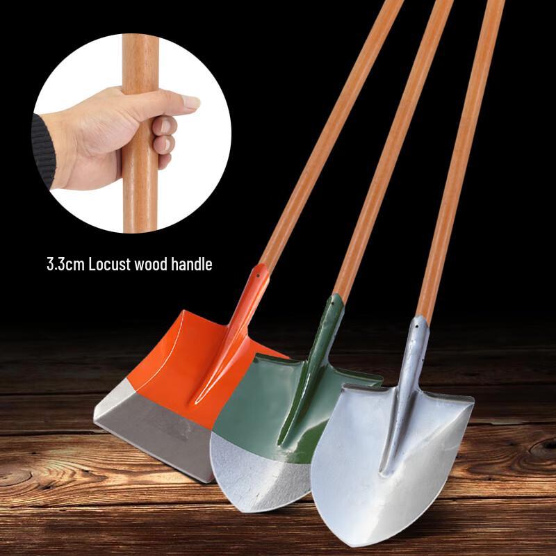 LAUTEE Pointed Garden Steel Shovel