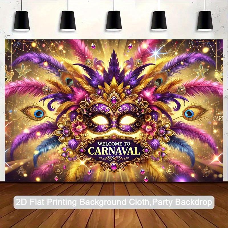 1 2D flat piece, carnival welcome sign, indoor and outdoor banner decoration, studio props for photography studio