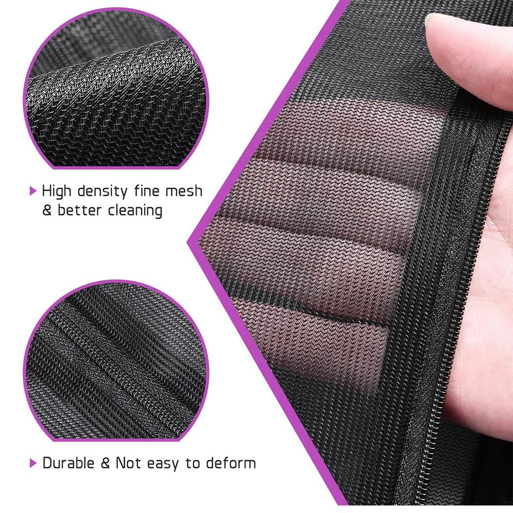 VitalBloom Laundry Medium No Fluorescent Fine Durable Protective Prevents Shape Tangle and Clothing Suitable for Home and Travel Storage of 2 Net,