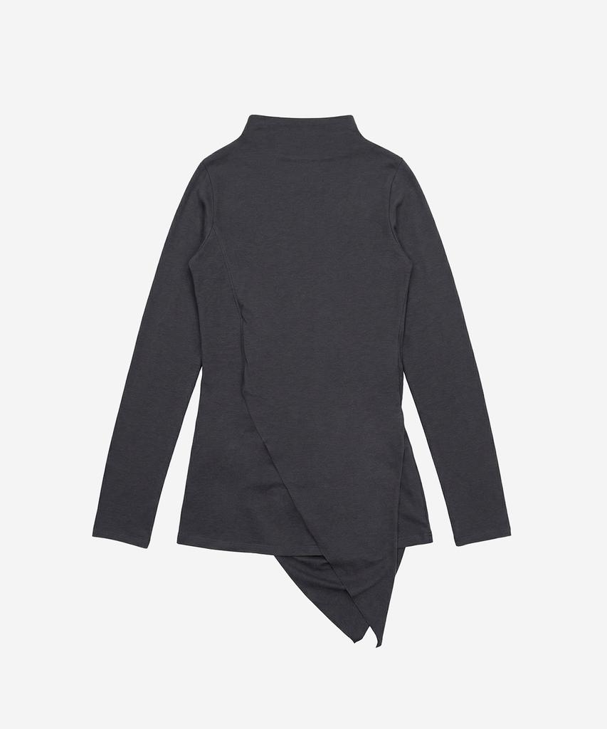 BLR Soft Draping Long Sleeve Gray