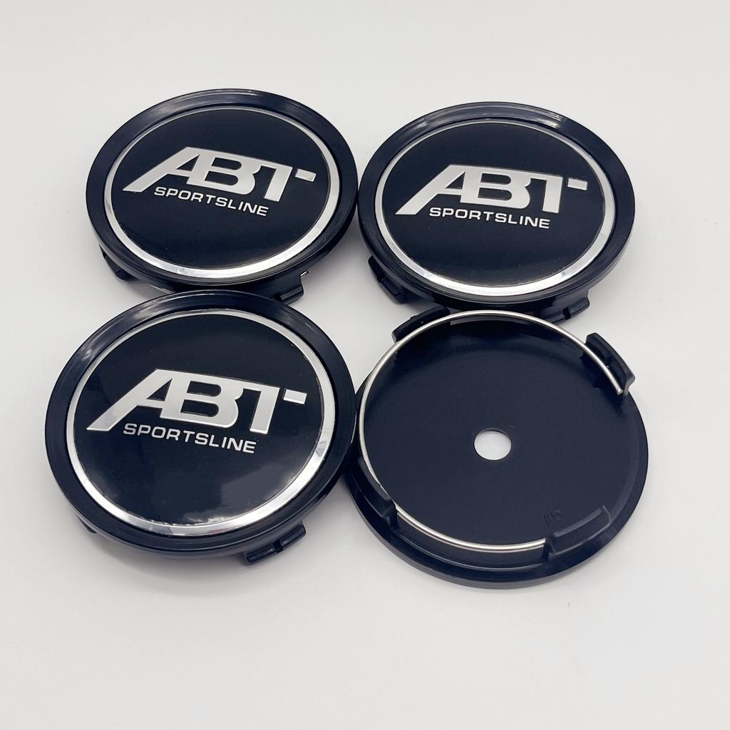 4pcs/Set High-Quality 75mm(for 65mm Stickers) Fit For ABT Wheel Center Hubcaps Car Styling Emblem Badge Auto Styling Accessories