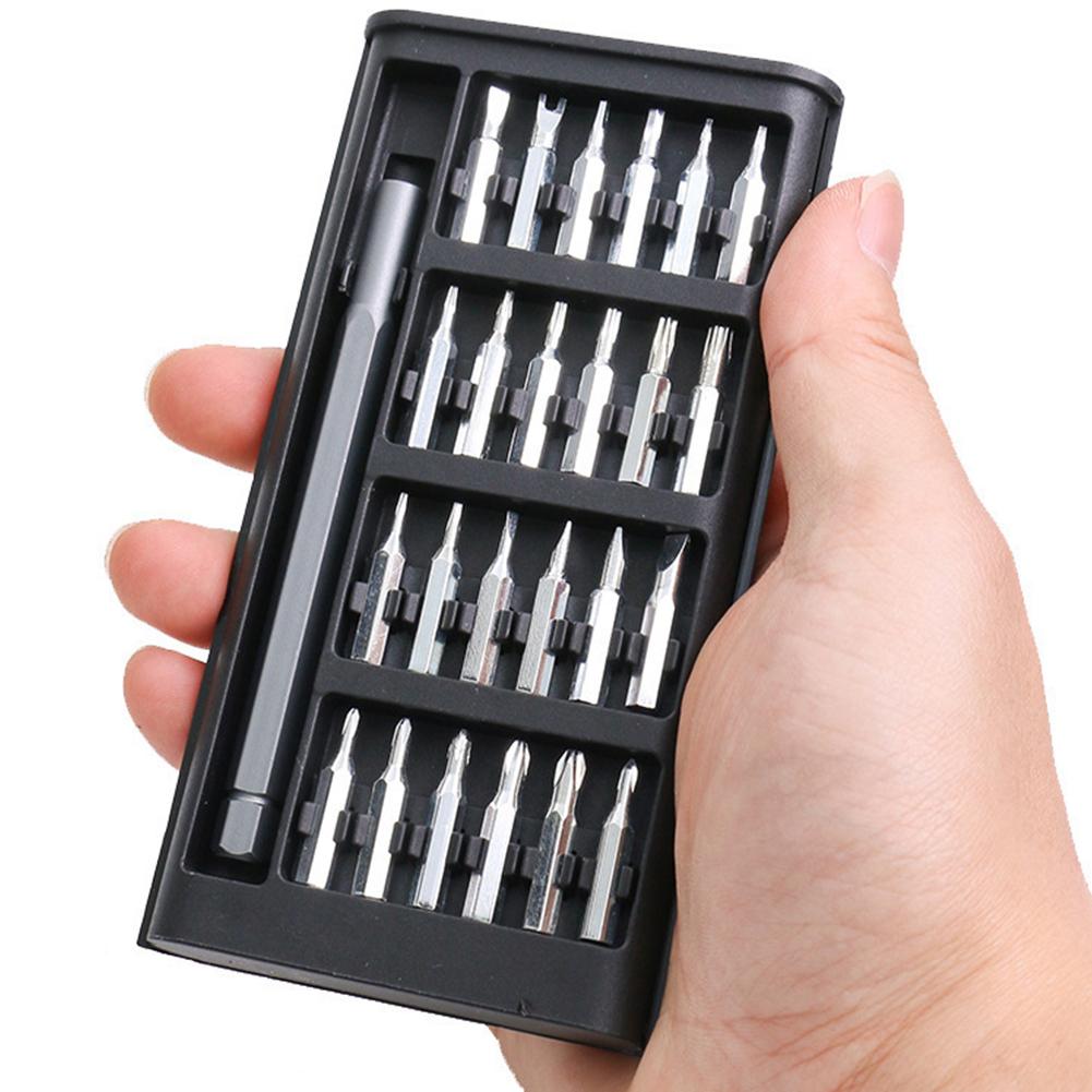 25 In 1 Precision Screwdriver Set Mobile Phone Clock Computer Multifunction Maintenance Disassembly Tool Set Screwdriver 24pcs