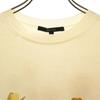 GUCCI Made in Italy Cashmere Blend Floral Short sleeve knit S Ivory Women Used