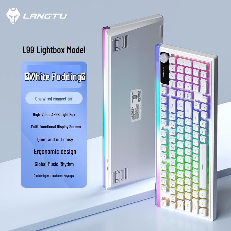 Langtu L99 Silent Wired Gaming & Office Keyboard with Mechanical Feel and Three Modes