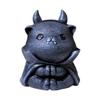 Cat Statue Collectibles Ornament Accessories Home Decor Resin Cat Tea Pet for Study Bookcase Office Cabinet Tearoom