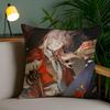 H-Honkai Star R-Rail Cushion Cover Soft Short Plush Double-Sided Printing Home Decor Machine Washable Pillow Case Gift