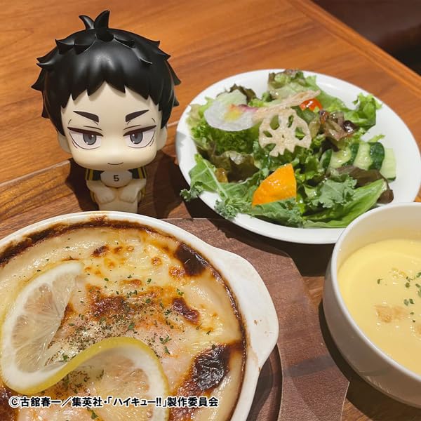 Rukappu Haikyu!! Akaashi Keiji Uniform Ver. Approximately 110mm PVC Painted Movable Figure