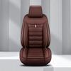 Car Seat Cover Premium Waterproof Faux Leather Cushion for Front Seat Four Season Universal Fit Most Car SUV Car Accessories