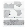 [ON NISHIKI] Men's Sweatshirt, Top and Bottom Set, Long Sleeve, 35% Cotton, Pajamas, Large Size, Spring, Autumn, Mini Fleece, Room Wear Setup, Long