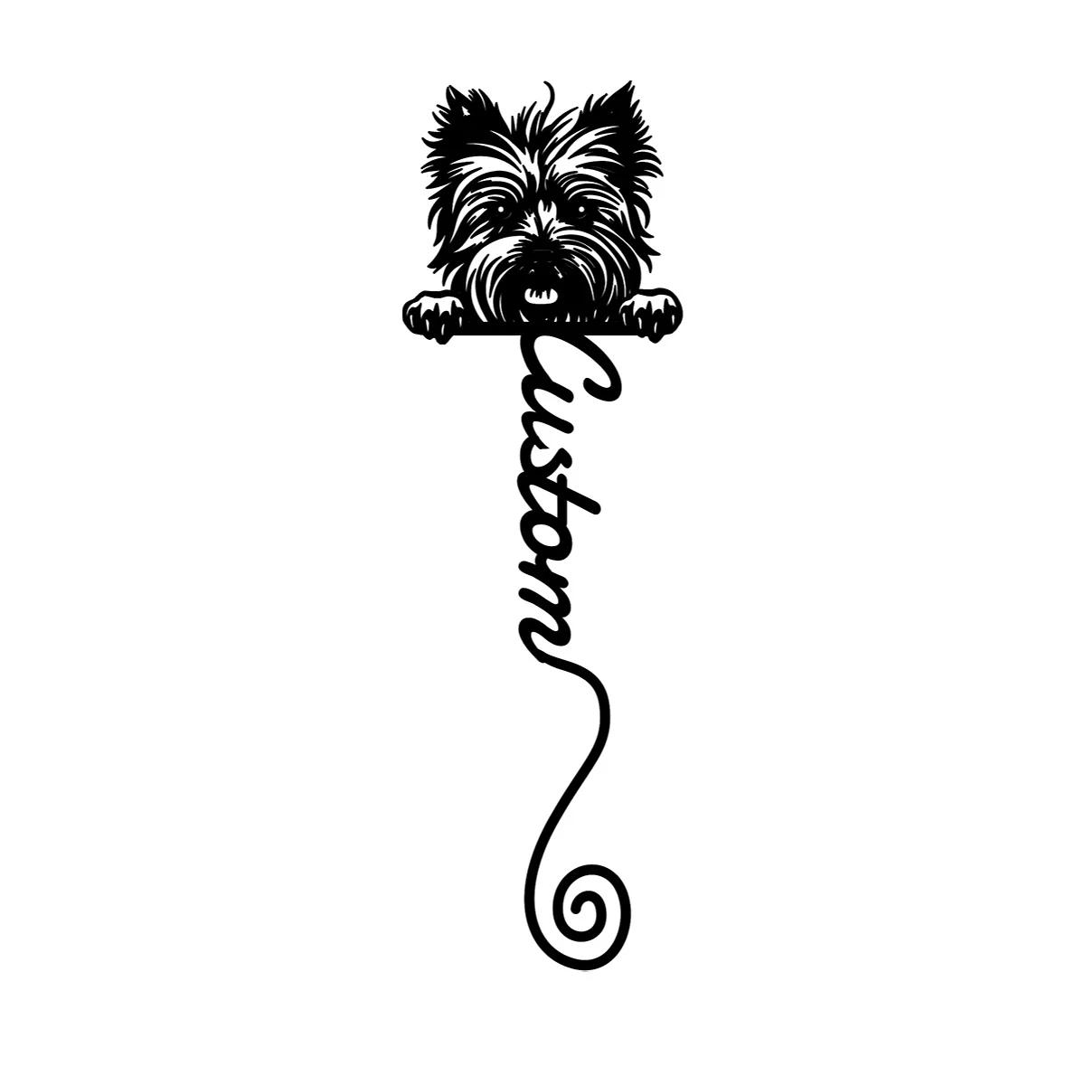 

Metal Bookmark Set, Yorkshire Terrier Design, Dog Lover Gift, Teacher Appreciation, Back to School, Unique Book Accessory
