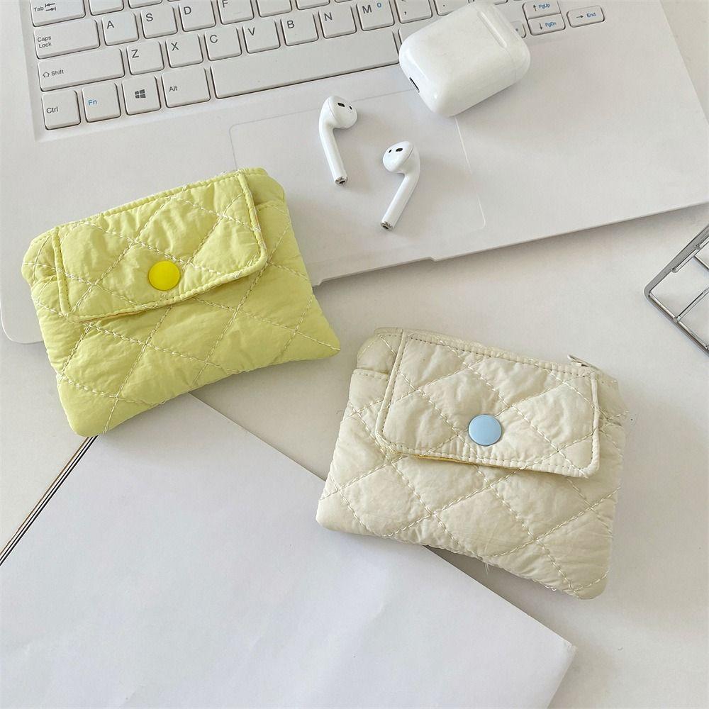 Sweet Multifunctional Mini Canvas Coin Purse Jewelry Packing Bag Card Holder Small Lipstick Bag Candy Cute Wallet Outdoor