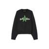 FW22 Star Sprayed Logo Sweatshirt 'Black Green' Men's PMBA026C99FLE0081055