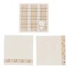 Towel Laboratory Hello Kitty Mini Sanrio Japan Technology [Sanrio Characters] #meet Towels, 3-Piece Set, Fluffy, Fast-Absorbent, 100% Cotton,