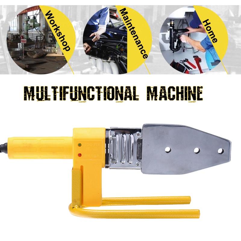 750-900W Tube Welding Machine PPR PE PP Pipe Welding Constant Temperature For Plastic Pipes With 20-63mm Welding Heads