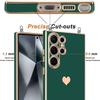Coque pour Samsung Galaxy S25 Ultra, TPU Protection Anti-Rayures avec Cordon Vert Nuit