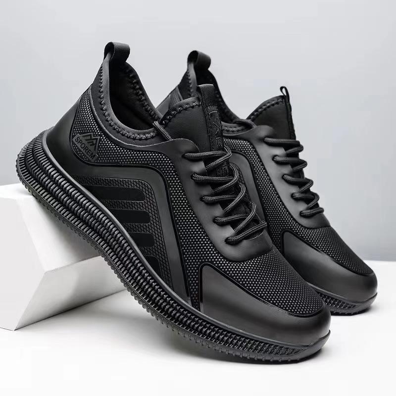 Men's Shoes Men's Casual Versatile Running Sneakers Flying Weaving Mesh Breathable Shoes Men's Versatile Lightweight Shoes