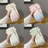 Snow Ski Gloves For Women Waterproof Touchscreen Warm Thick Polyester For Winter Skiing